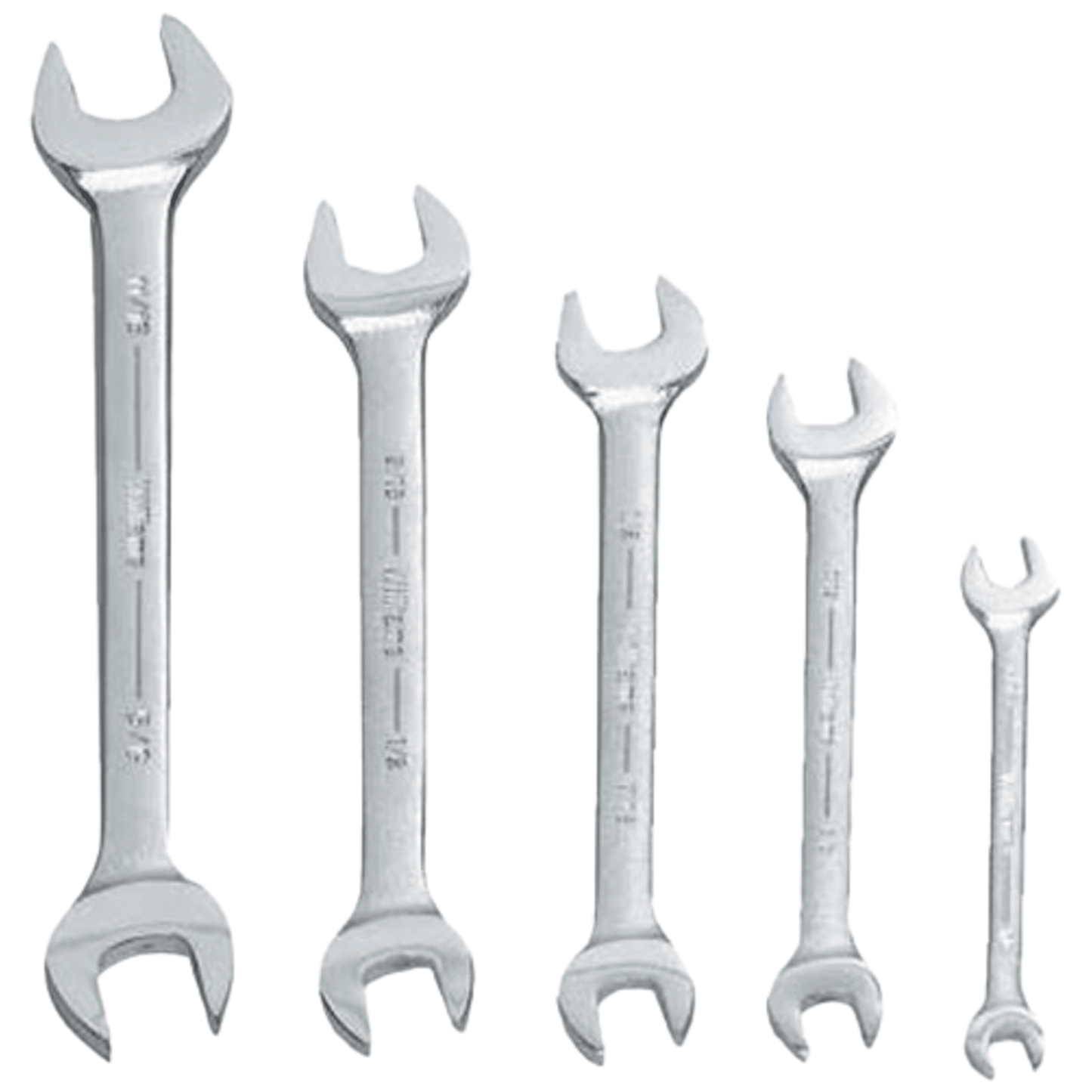 JHWWS-1705A - Williams - 5 pc SAE Double Head Open End Wrench Set