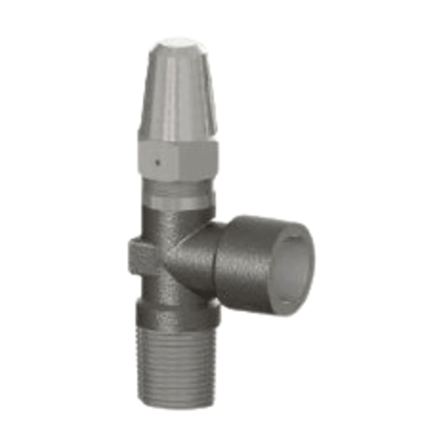 7771 - Henry - 1/4 MPT X 1/4 FPT - Steel Seal Cap Angle Shut-Off Valves
