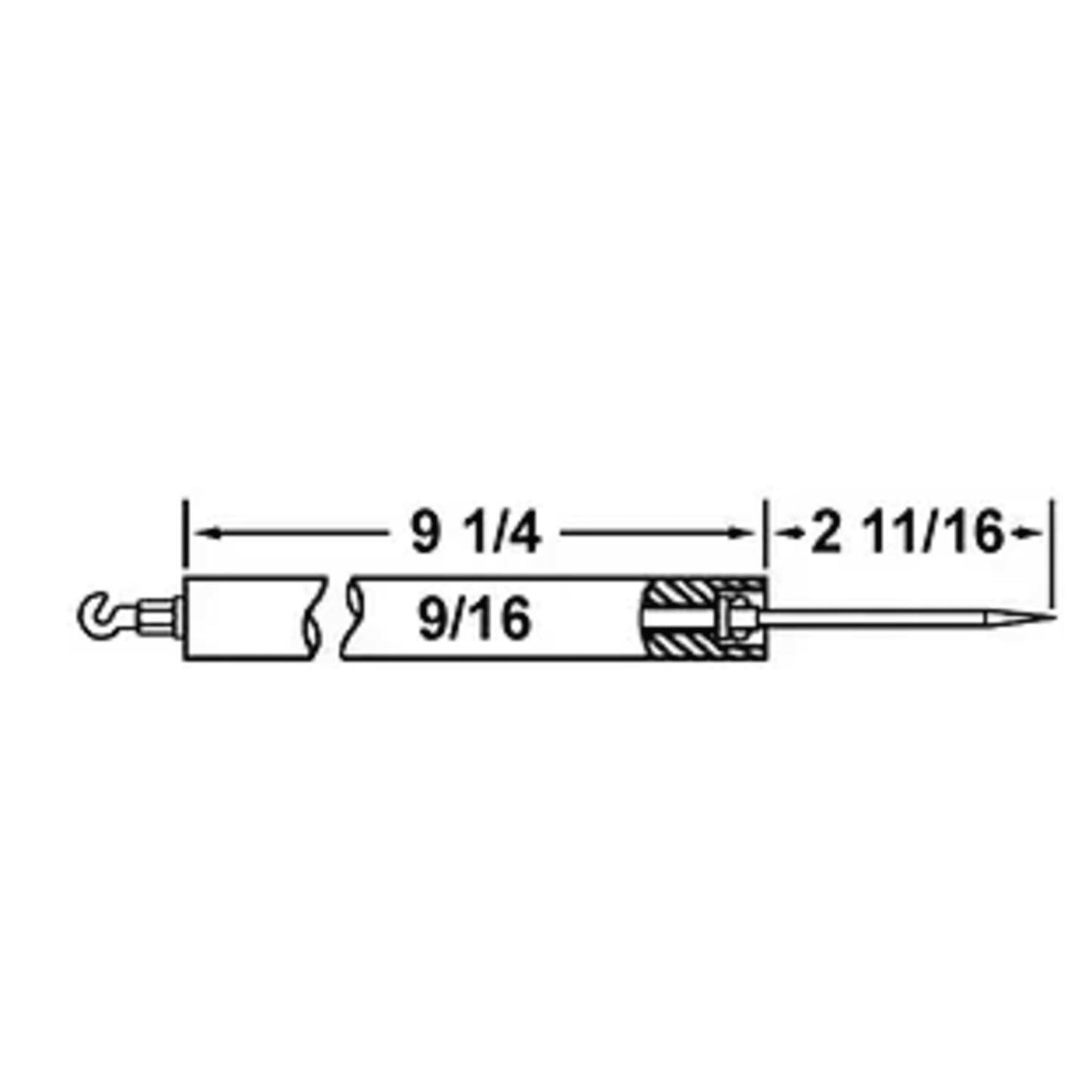20977 - Crown - 435-38 ELECTRODE 17244 (1EA) (Replacement for Westwood WP-E5-205X)
