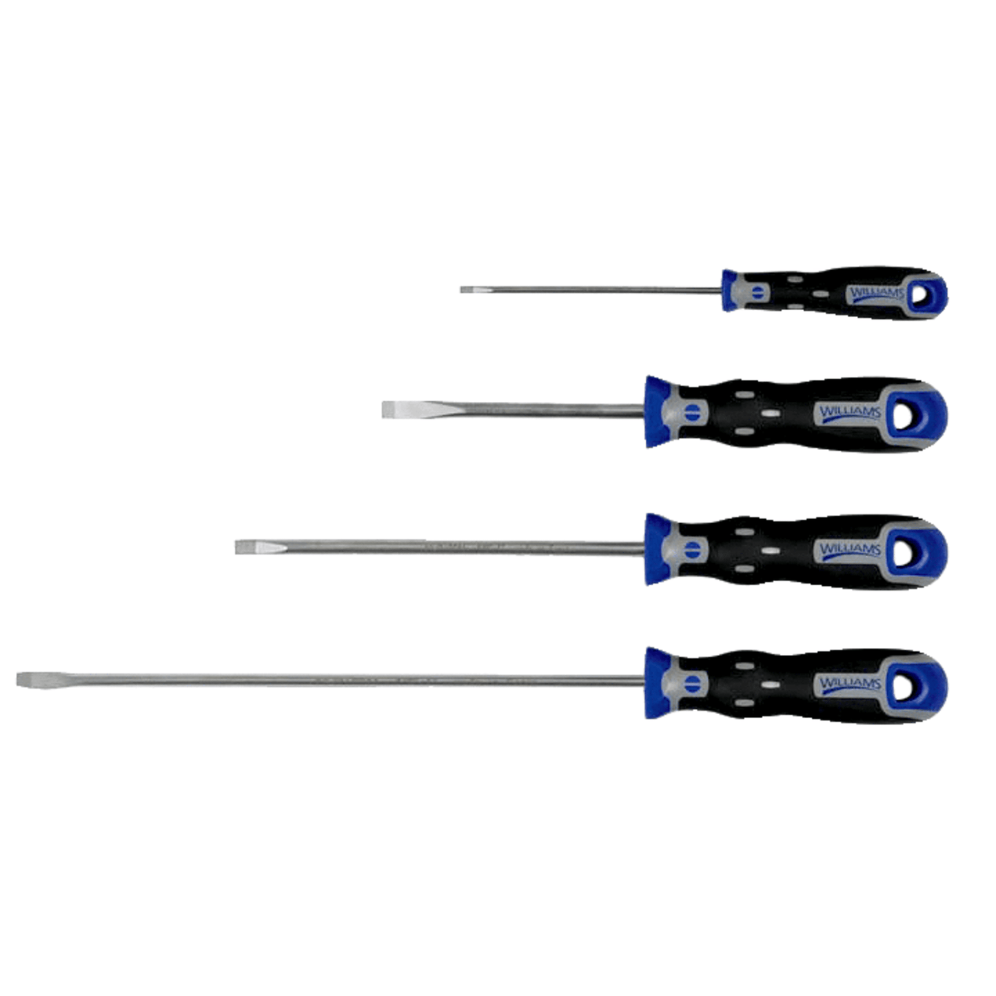 JHWSPRS-4C - Williams - SUPERTORQUE™ Cabinet Slotted Screwdriver Set 4pc