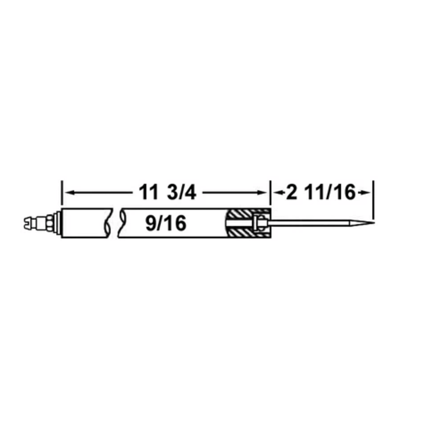 20979 - Crown - 435-3 ELECTRODE 17244 (1EA) (Replacement for Westwood WP-E5-205O)
