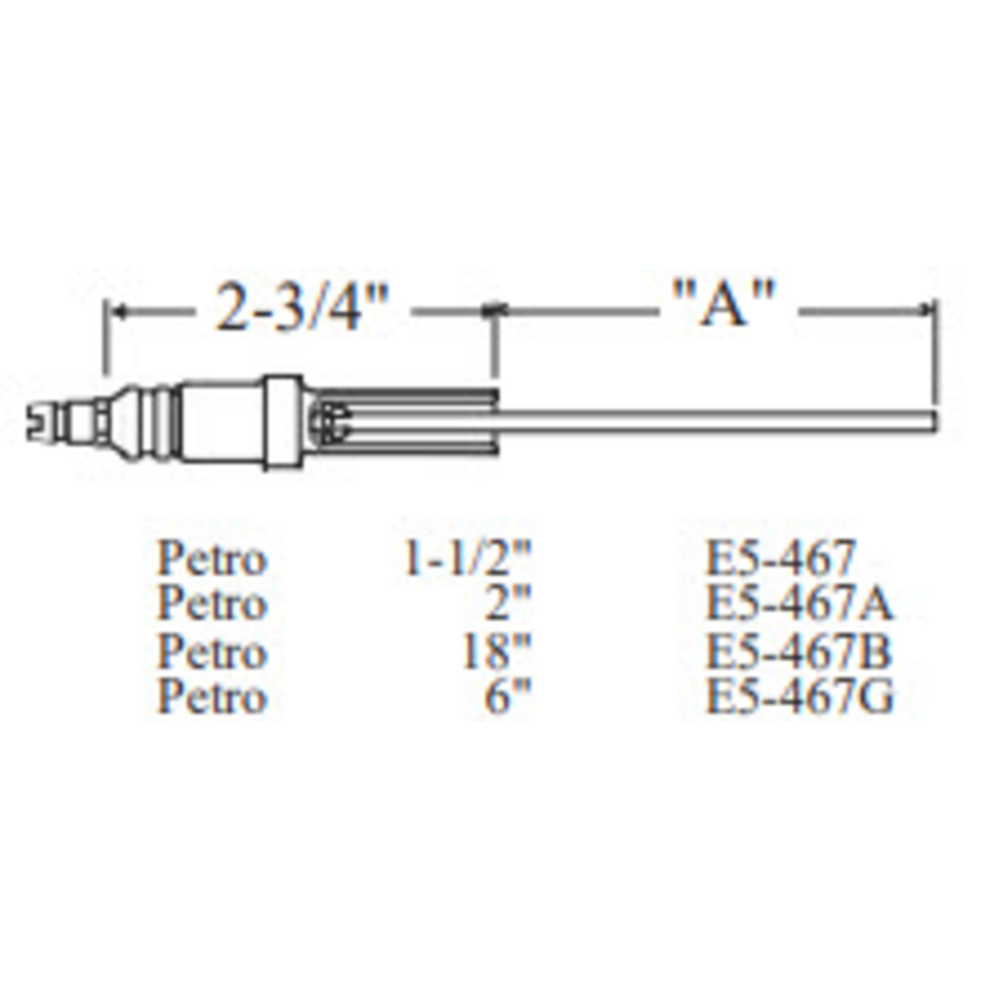 E5-467A - Westwood - 467A, Peerless Electrode