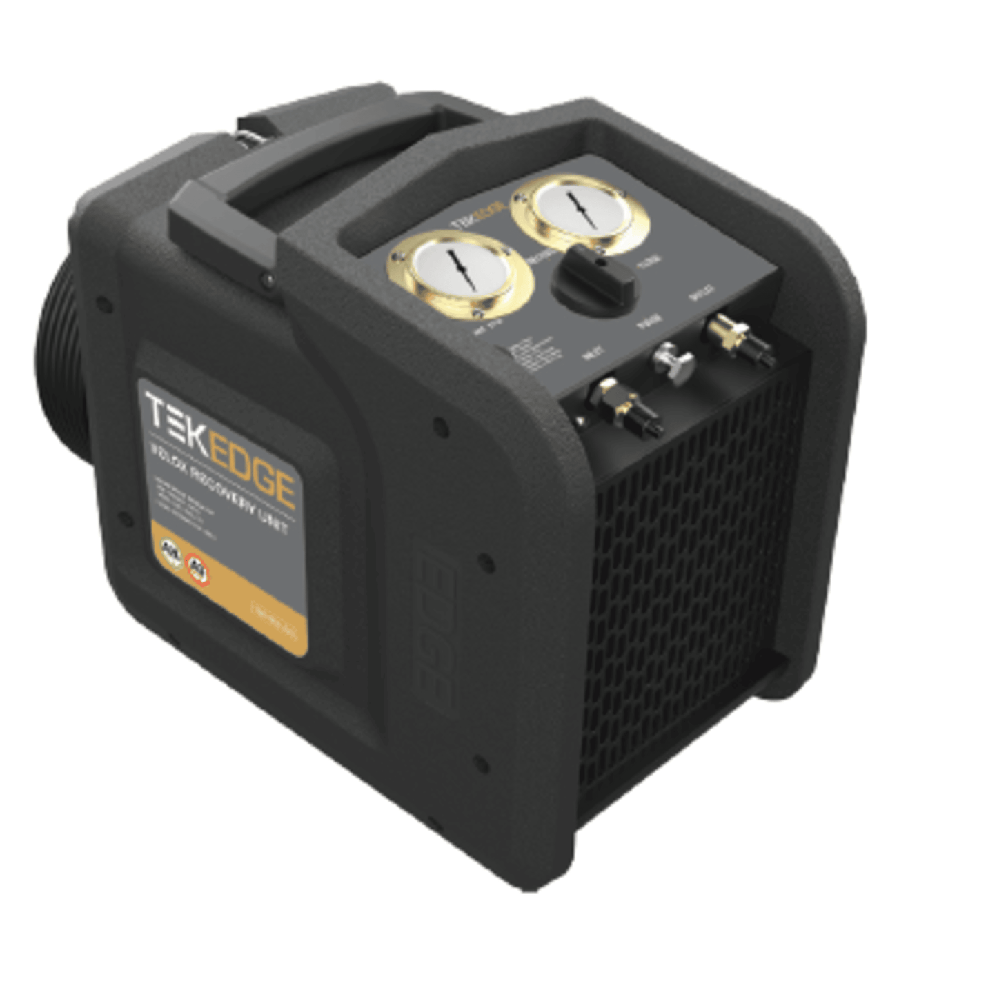 TER-100-A2L - TekEdge - Velo-X refrigerant recovery machine, 1 1/4 HP DC motor, 2 cylinder