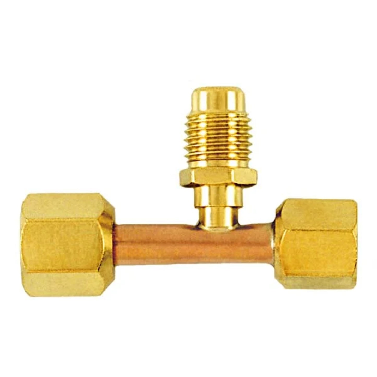 CD9610/2 - C&D - 1/4" f. flare hex x 1/4" f. double flare w/ depressor tip x 1/4" m., CD2245 2PK