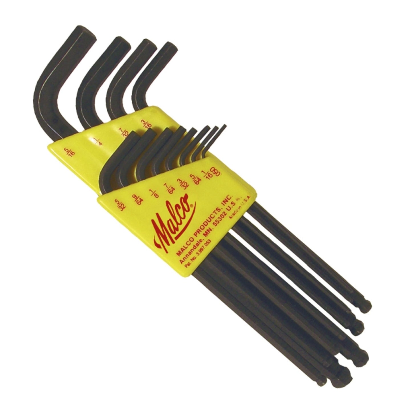 WBL12S - Malco - WRENCH SET, BALLTIP, 12 PIECE (1EA)