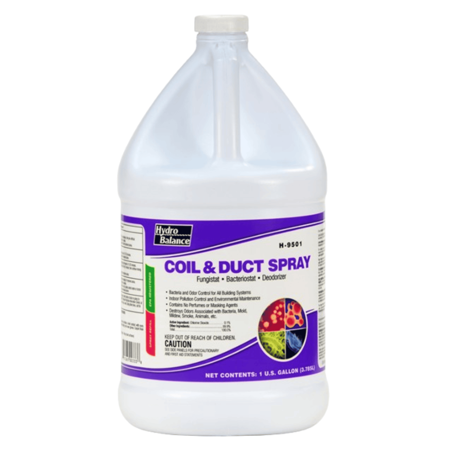H-9501 - HydroBalance - Coil & Duct Spray 1 Gal Bottle ,(4PK)