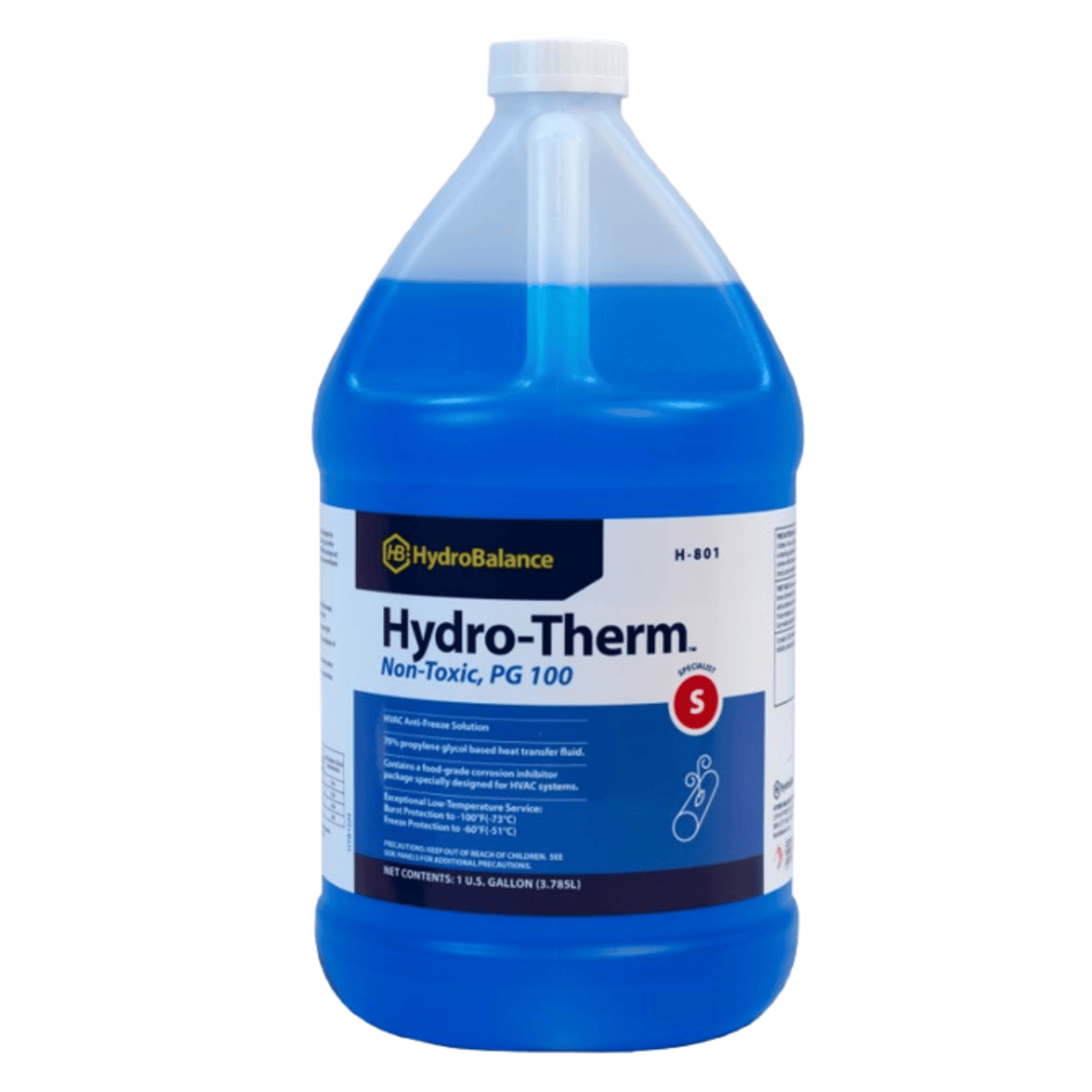 H-801 - HydroBalance - Hydro-Therm PG100 1 Gal Bottle, (4PK)
