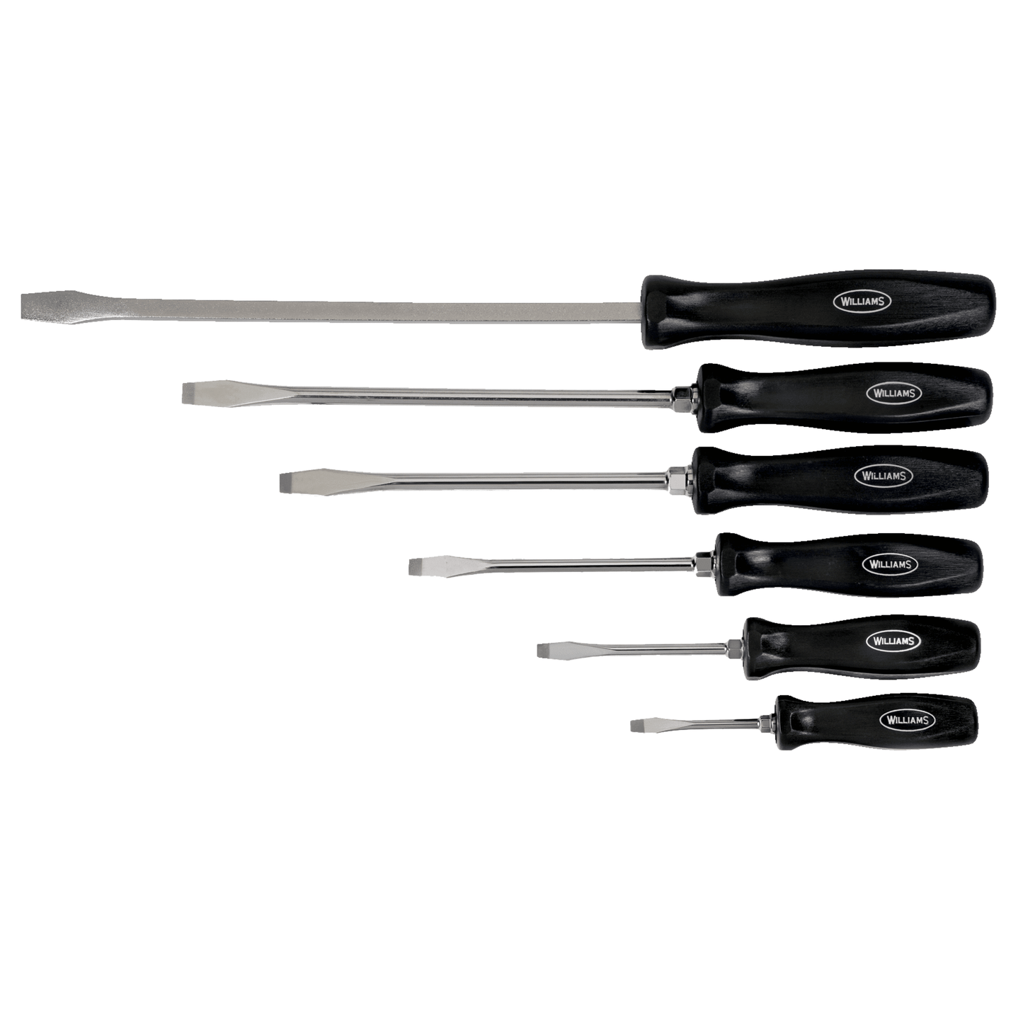 JHW100P-6SD - Williams - 6 pc ENDUROGRIP™ Slotted Screwdriver