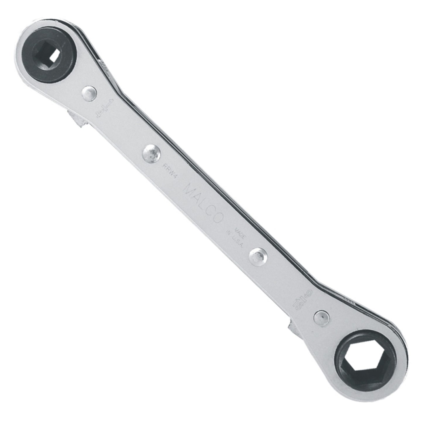 RRW4 - Malco - RATCHET WRENCH-SQ/HEX DR (1EA)