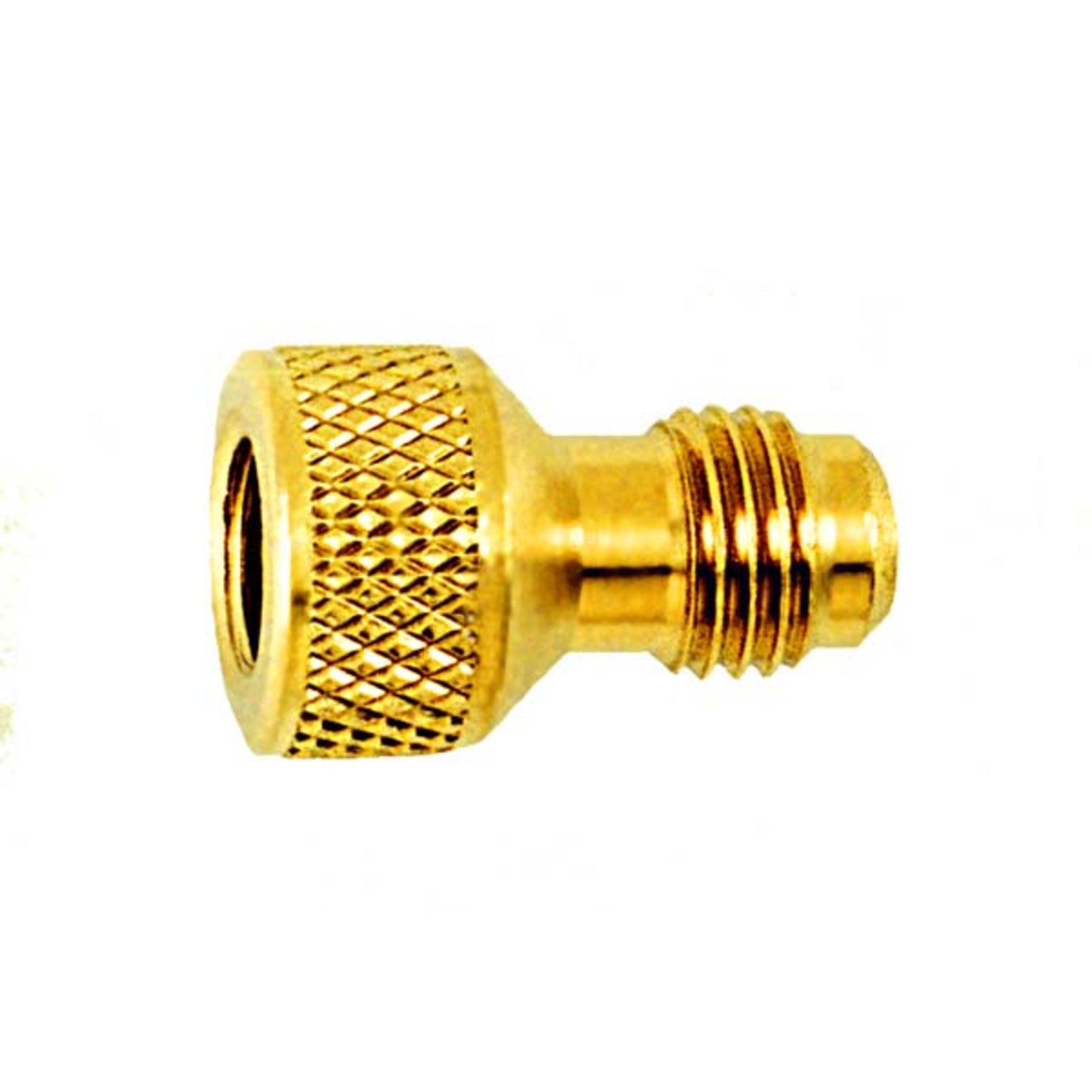 CD5036 - C&D - automotive adapter, 1/4" m. flare x 3/16" f. flare with floating core depressor 1EA