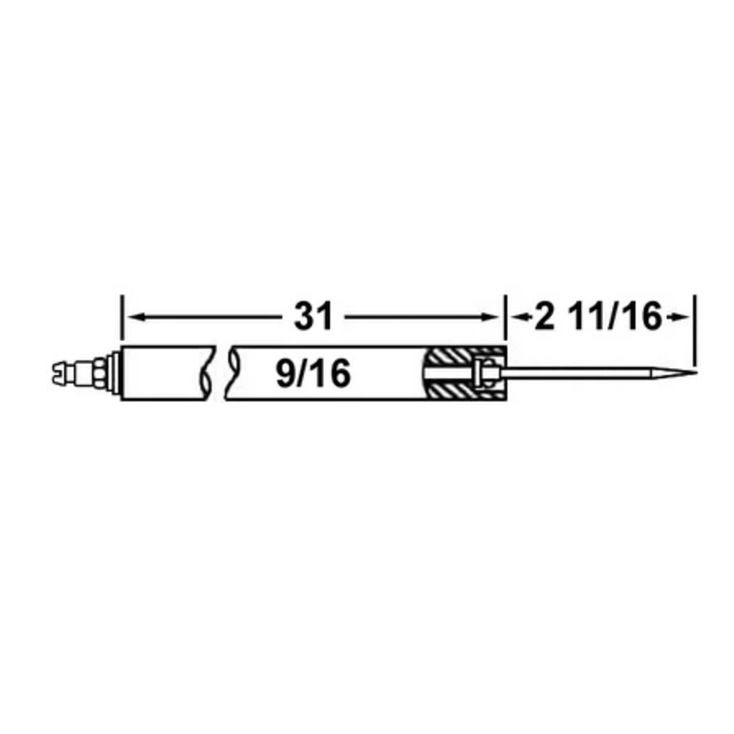 20989 - Crown - 435-71 ELECTRODE 17244 (1EA) (Replacement for Westwood WP-E5-205Q)