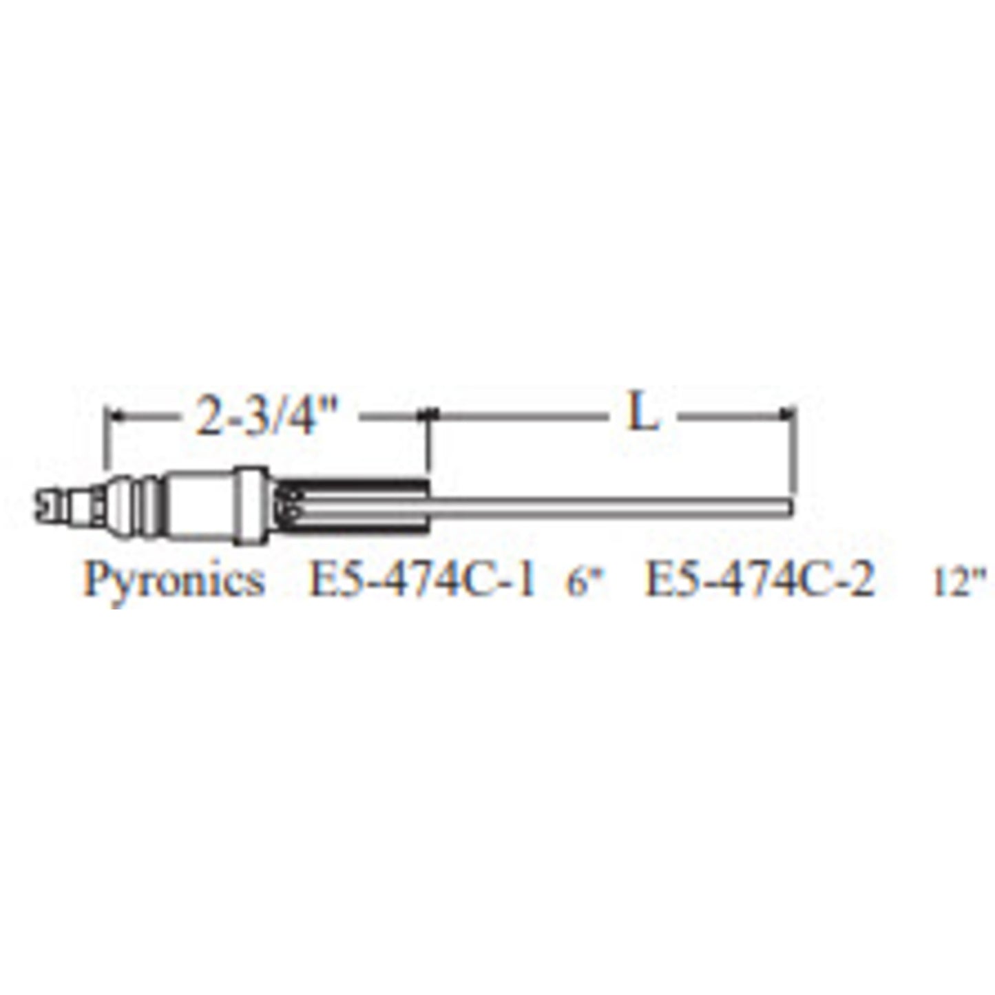 E5-474-C2-2PK - Westwood - 474-C2, Power Flame Electrode 2pk