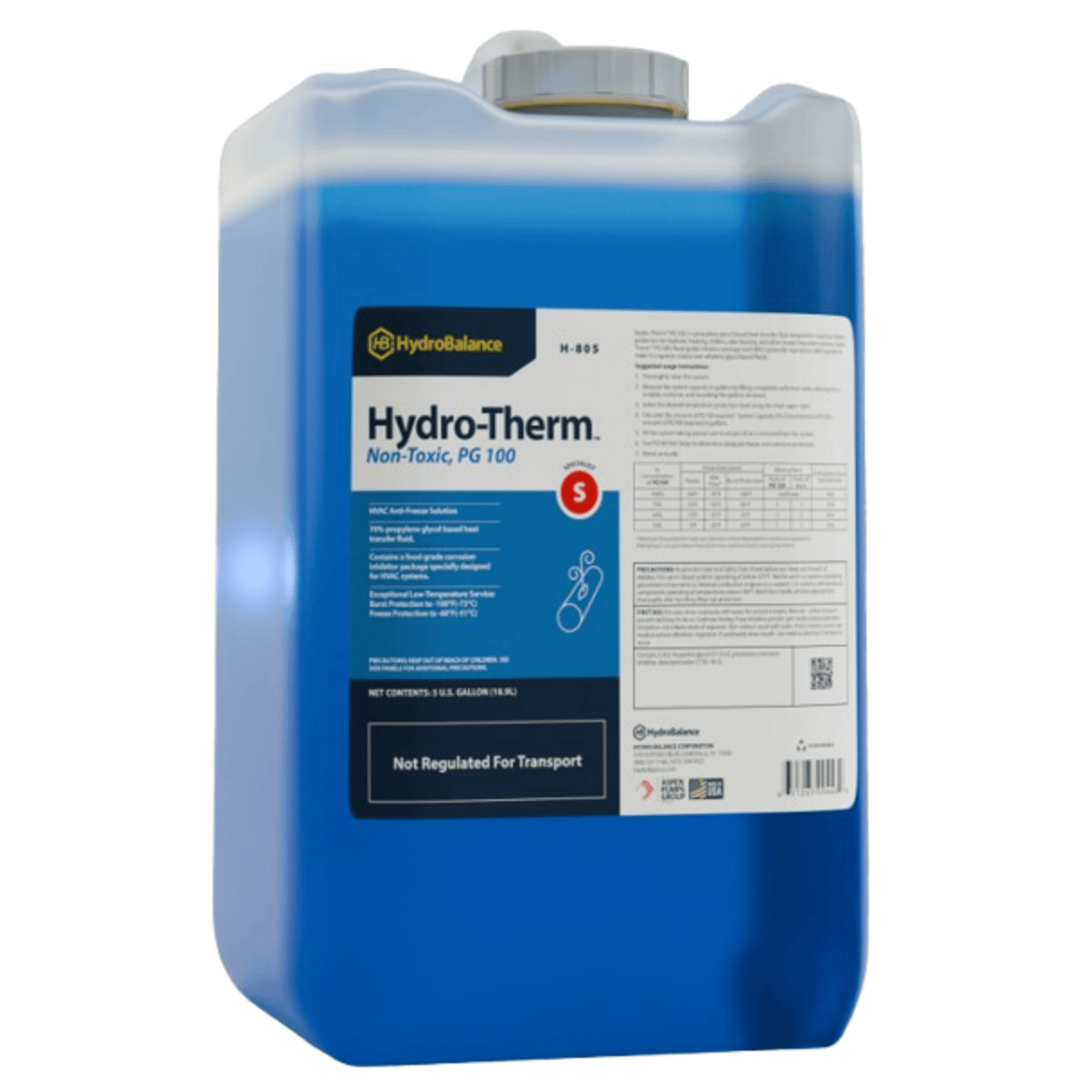 H-805 - HydroBalance - Hydro-Therm PG100 5-Gal Plastic Pail, (1EA)