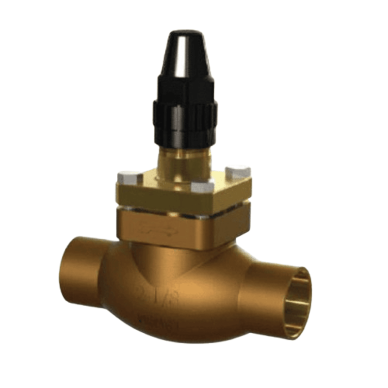 2032 - Henry - 1-5/8 ODS - 41.275mm - Brass Seal Cap Globe Shut-Off Valves