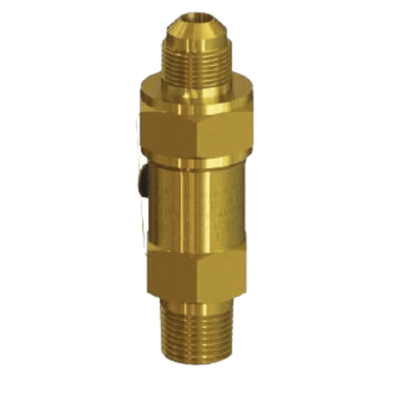 5231BX-150 - Henry - Relief Valve 1/2 MPT-5/8 FL - 150 - Brass Straight-Thru Type