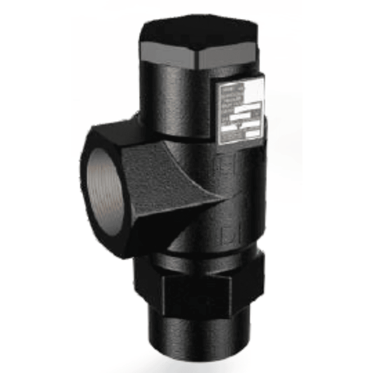 Henry 5601-150, Relief Valve Cast Iron Angle Type, Inlet 1/2" FPT - Outlet 1" FPT