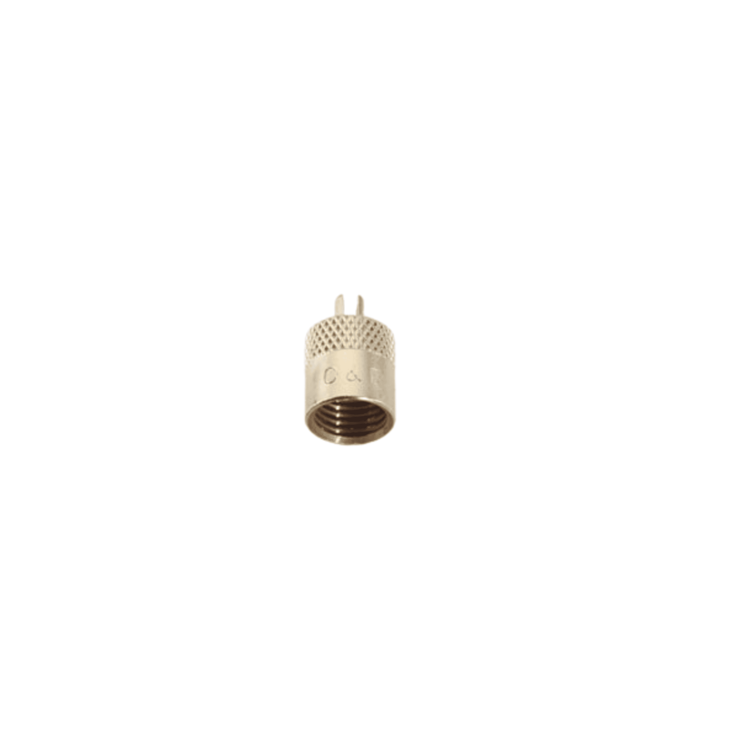 25 Pcs 1/4" Flare Cap, Round Brass W/Neoprene O Ring Seal Plumbing Hvac Fittings Valves Flare Tube Fittings Caps