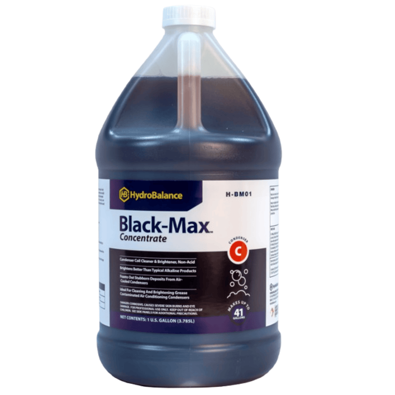 H-BM01  -  HydroBalance - Black Max Concentrate 1 Gal Bottle, (4PK)