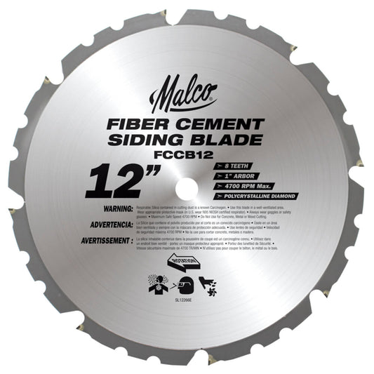 FCCB12 - Malco - CIRC SAW BLADE, FC, 12" (1EA)