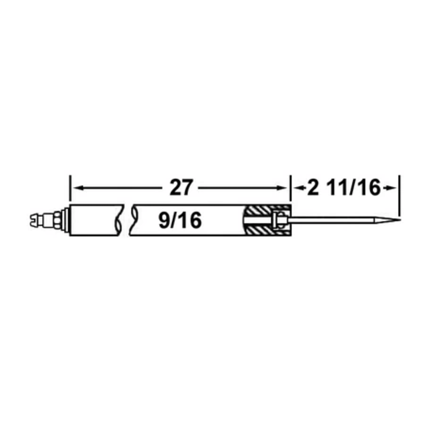 20984 - Crown - 435-78 ELECTRODE   17244 (1EA) (Replacement for Westwood WP-E5-205K)