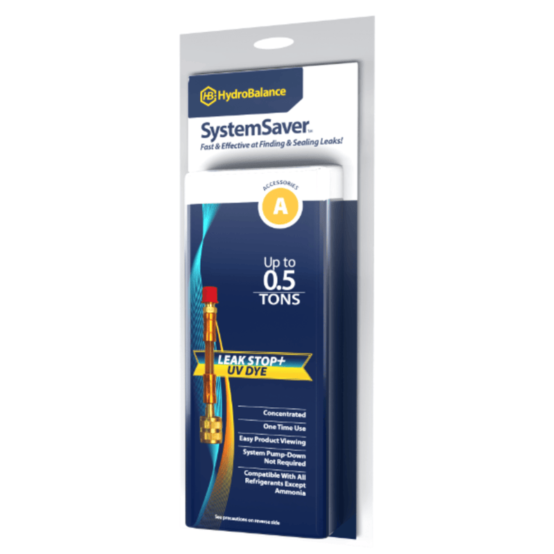 H-SLUVDR005  -  HydroBalance - SystemSaver Sealant & Dye Up to 0.5 Ton, (6PK)
