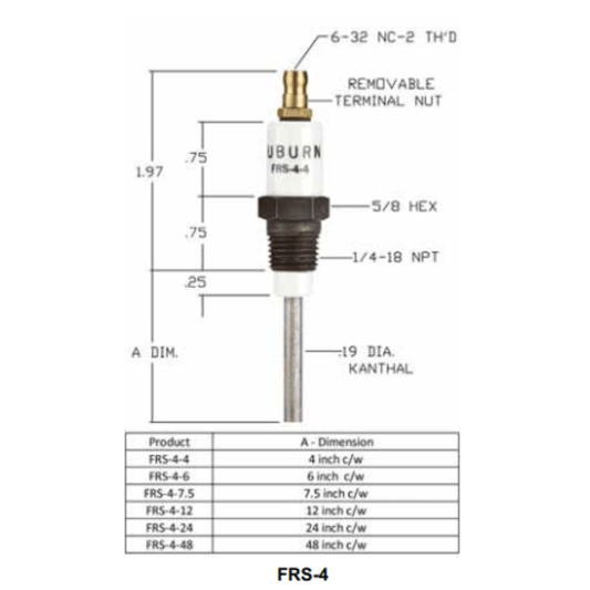 FRS-4-4 - Auburn - Flame Rod (CS13039)