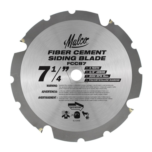 FCCB7 - Malco - CIRC SAW BLADE, FC, 7.25" (1EA)