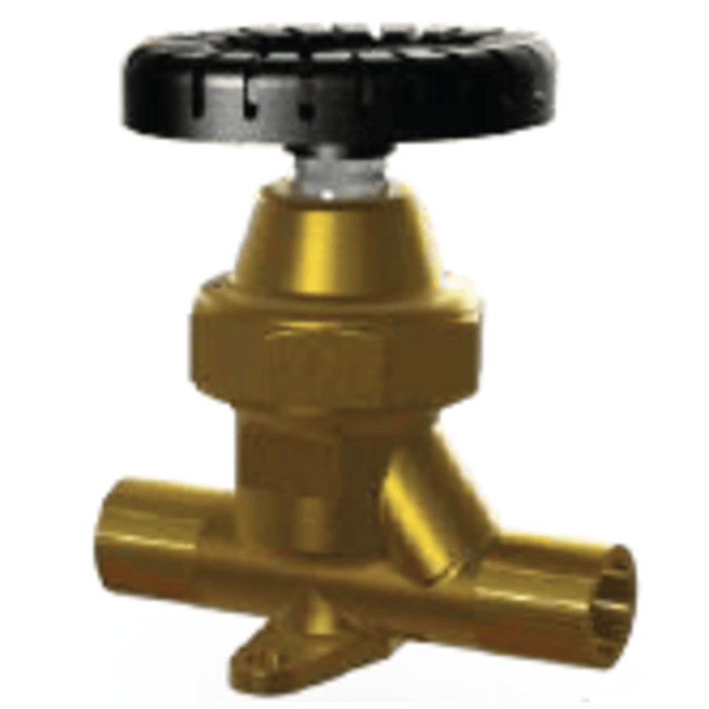 6234N - Henry - 5/8 ODS X 5/8 FL - Brass Globe Charging and Purging Valves