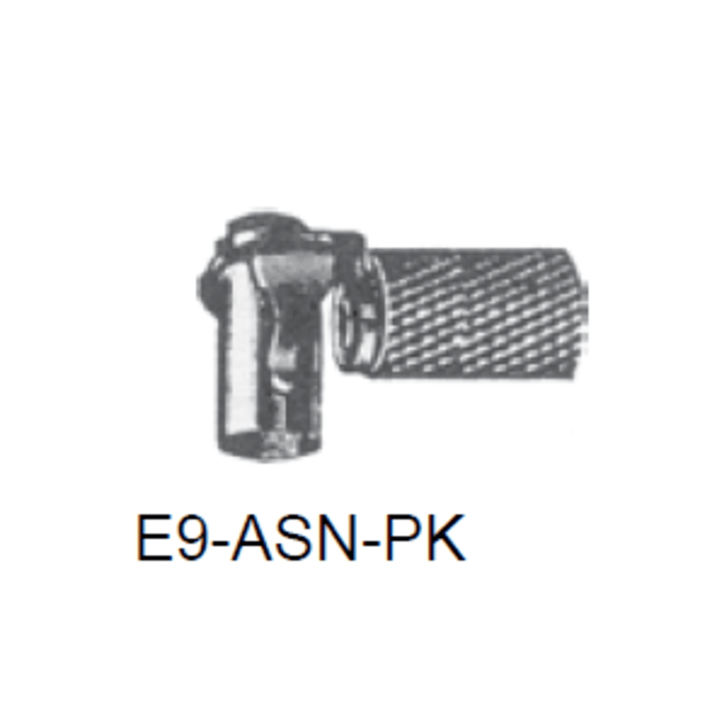 SIT213B -  RAJAH LIKE Angle spring snap knurled fitting 10pk  (Crown Replacement for WP-E9-ASN-PK)