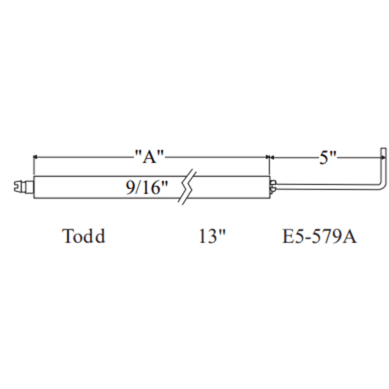 E5-579A-2PK - Westwood - 579A, Todd 13” Electrode 2pk