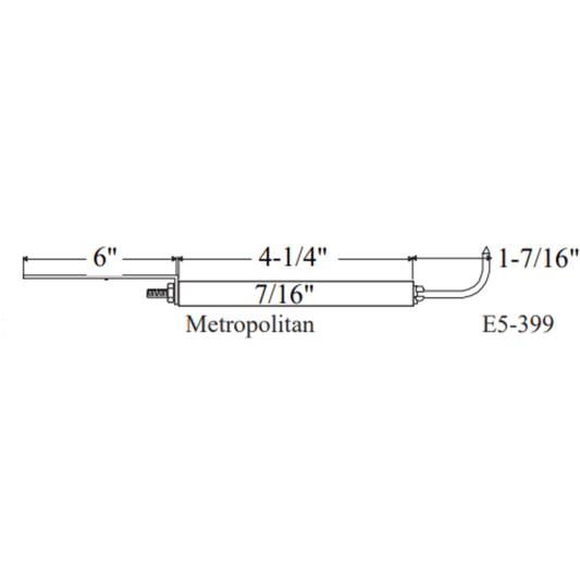 E5-399-2PK - Westwood - 399, Metropolitan Electrode 2pk