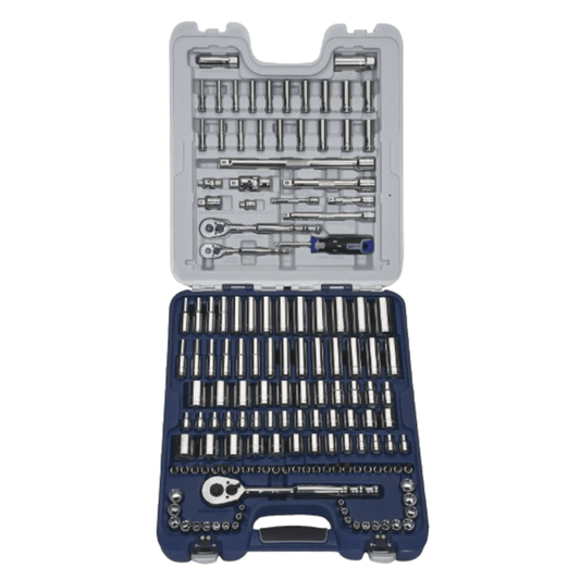 Williams 50614B, Socket and Drive Tool Set 6 and 12 Drive 6 and 12-Point SAE and Metric 146pc