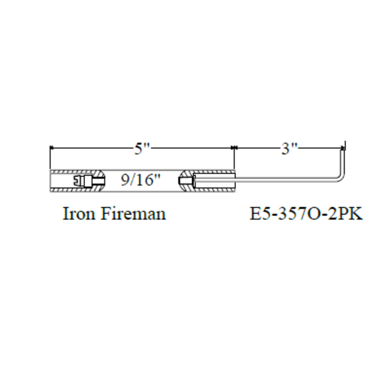 Westwood 357O Iron Fireman Electrode