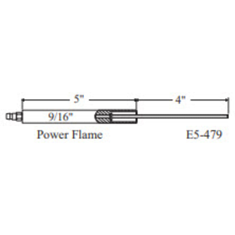 E5-479-2PK - Westwood - 479, Power Flame Electrode 2pk