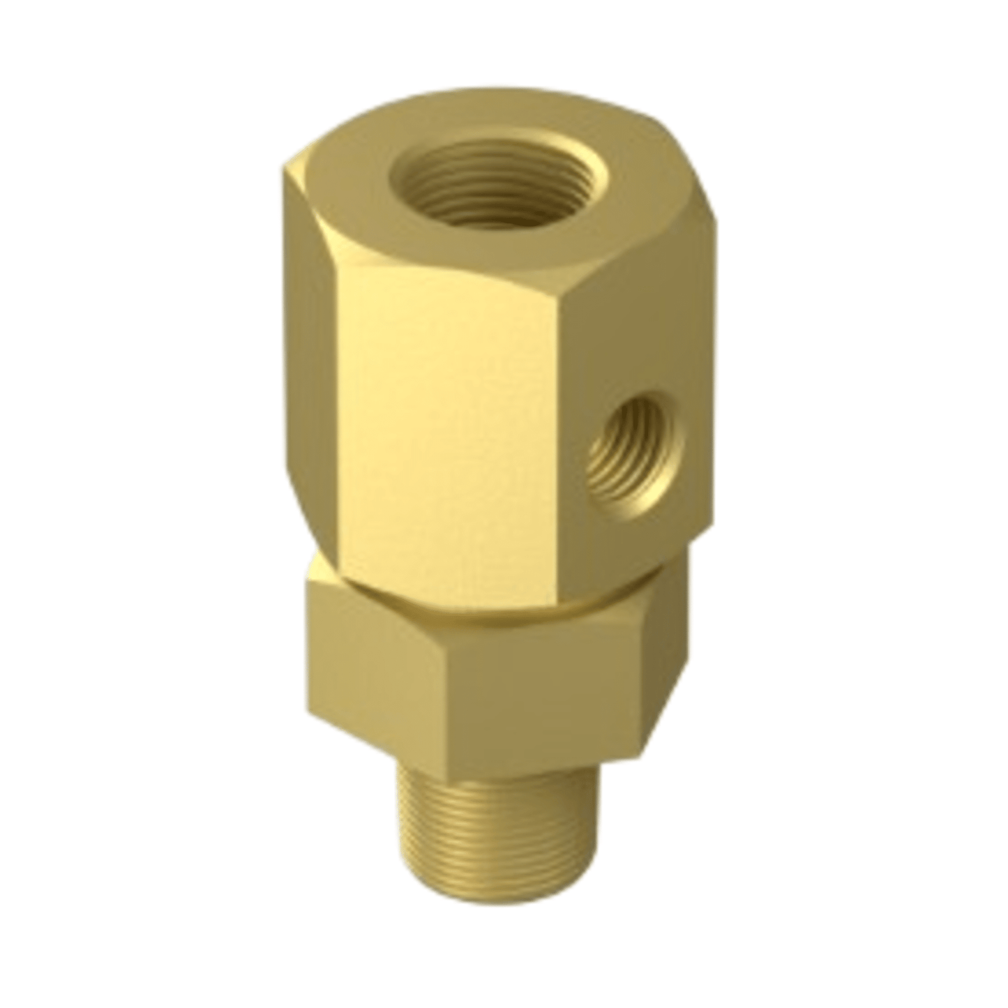 Henry 5525-450-CE, Rupture Disc Assembly (Brass), Inlet 3/8" MPT - Outlet 3/8" FPT