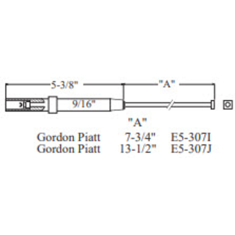 E5-307I-1PK - Westwood - 307I, Gordon Piatt Electrode (921000-3500) 1pk (Replace w/ CRO-21672)
