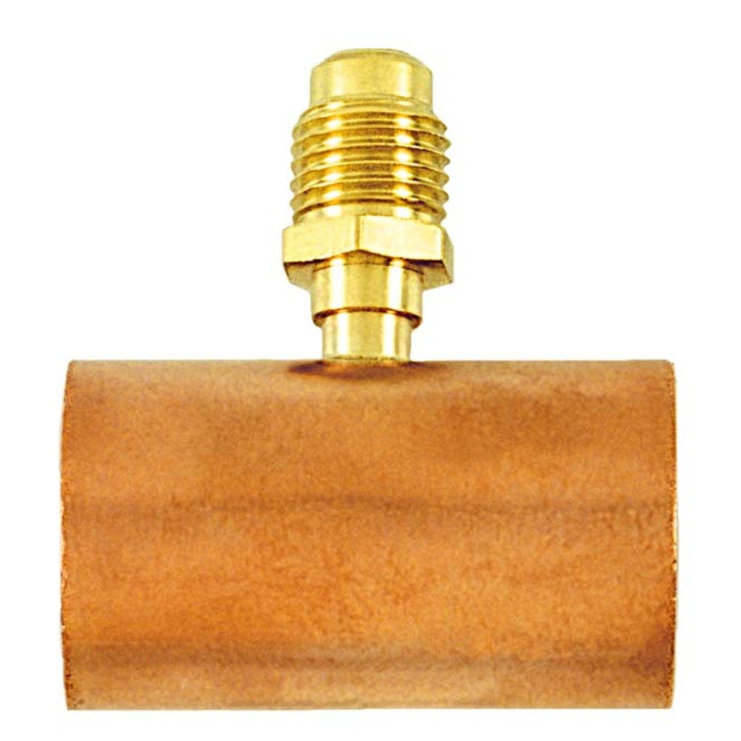 CD8478/2 - C&D - tee with 1/4" m. flare access on copper tube that takes 7/8" OD tube, CD2250 2PK