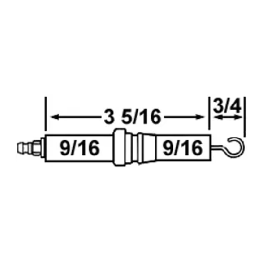 20900 - Crown - CLEAVER BROOKS ELECTRODE  CC 35 94-20   17168 (1EA) (Westwood WP-E5-201)