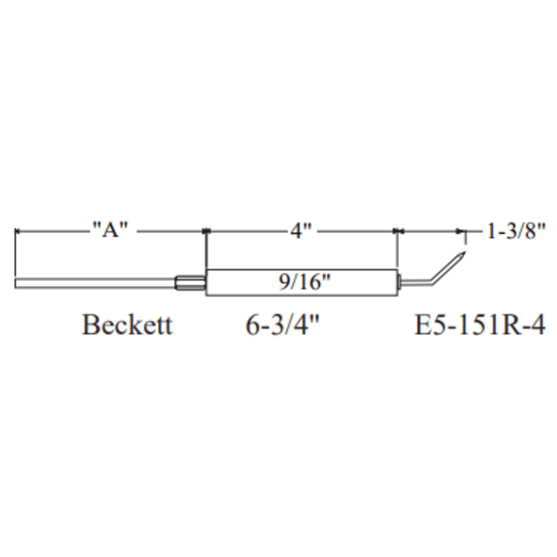 E5-151R-4-2PK - Westwood - 151R-4, Beckett Electrode 2pk