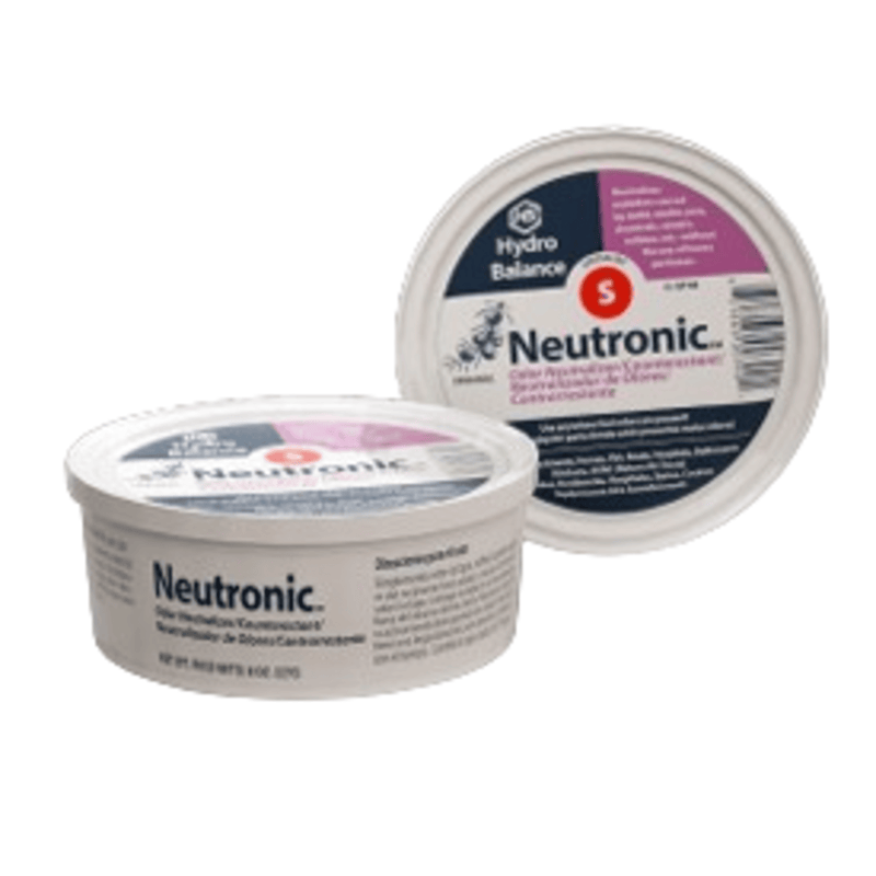 H-NT08  -  HydroBalance - Neutronic Odor Neutralizer Gel 0.5 Pound Gel Tub, (18PK)