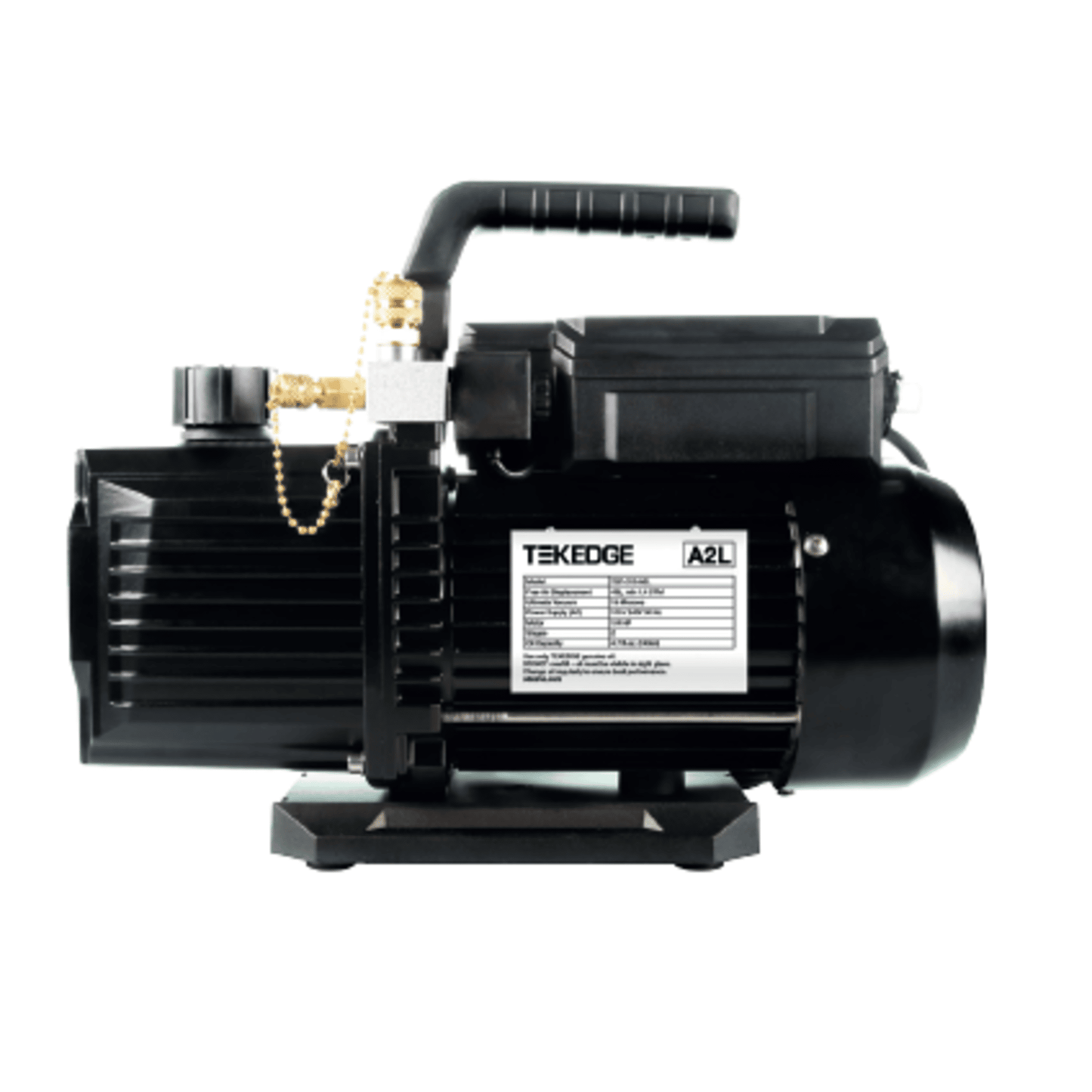 TEP-141-A2L - TekEdge - 5 CFM A2L rated, 2-stage dual voltage vacuum pump