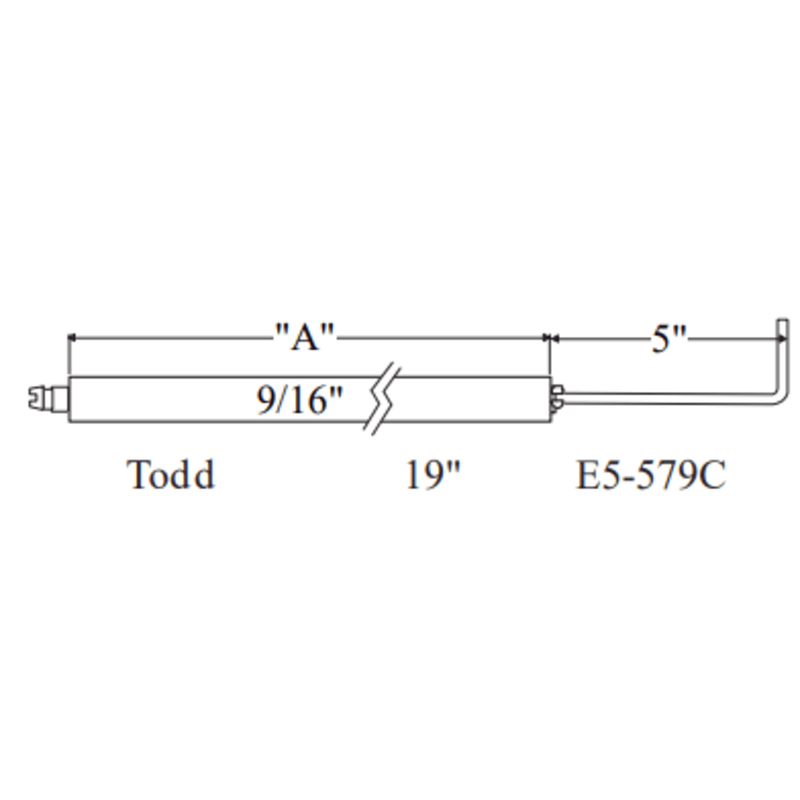 E5-579C-2PK - Westwood - 579C, Todd 19” Electrode 2pk