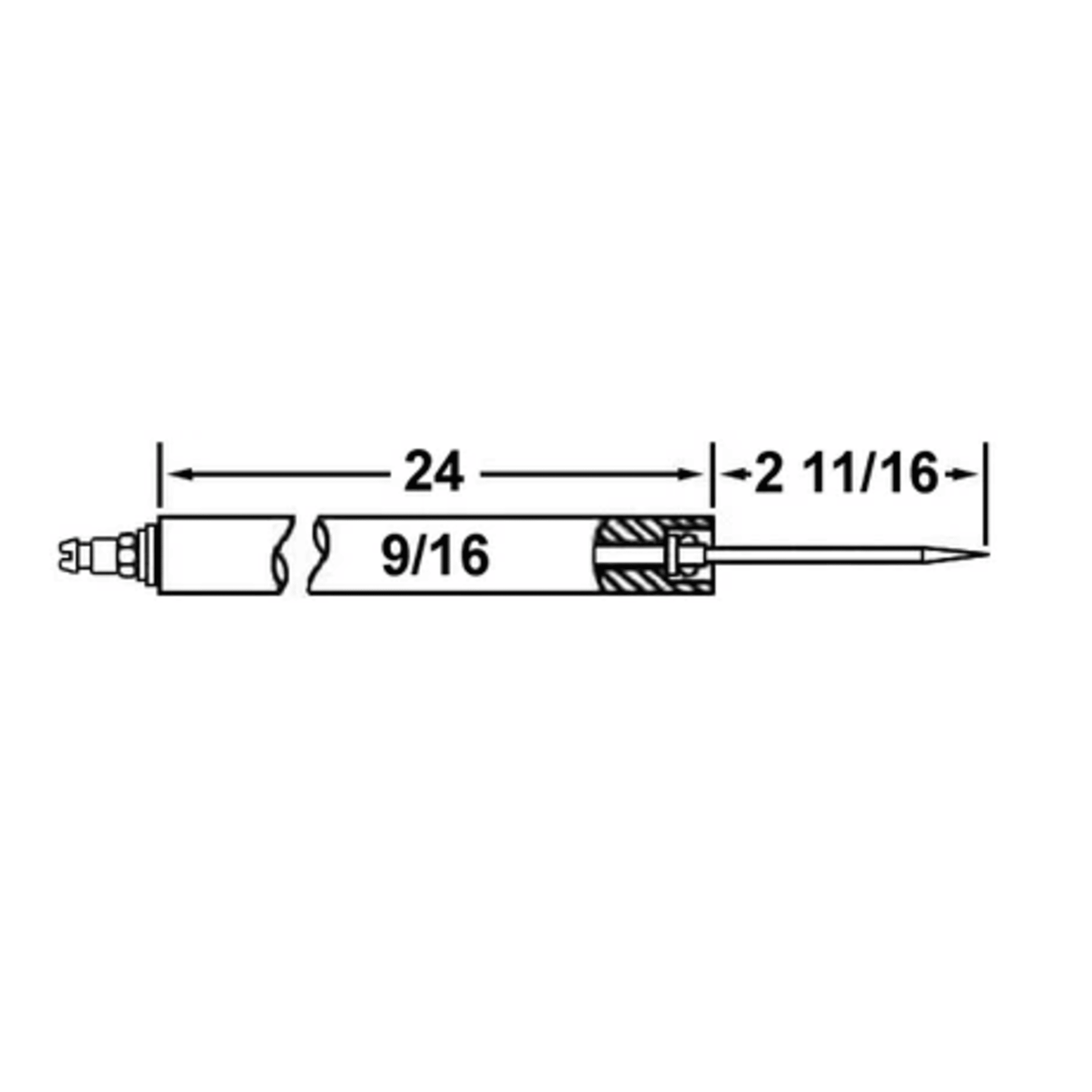 20982 - Crown - 435-74 ELECTRODE   17244 (1EA) (Replacement for Westwood WP-E5-205J)