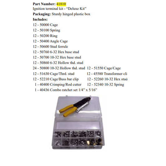 41810 - Crown - ITK 250   DELUXE TERMINAL KIT (1EA)  (Replacement for Westwood WP-E9-3500)
