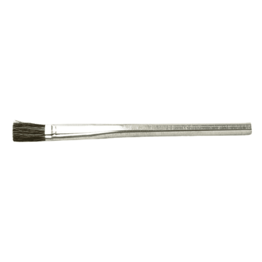 10002 - Schaefer - Tin Handle Acid Brush-Horsehair-pk 144  1/2" - (1EA)