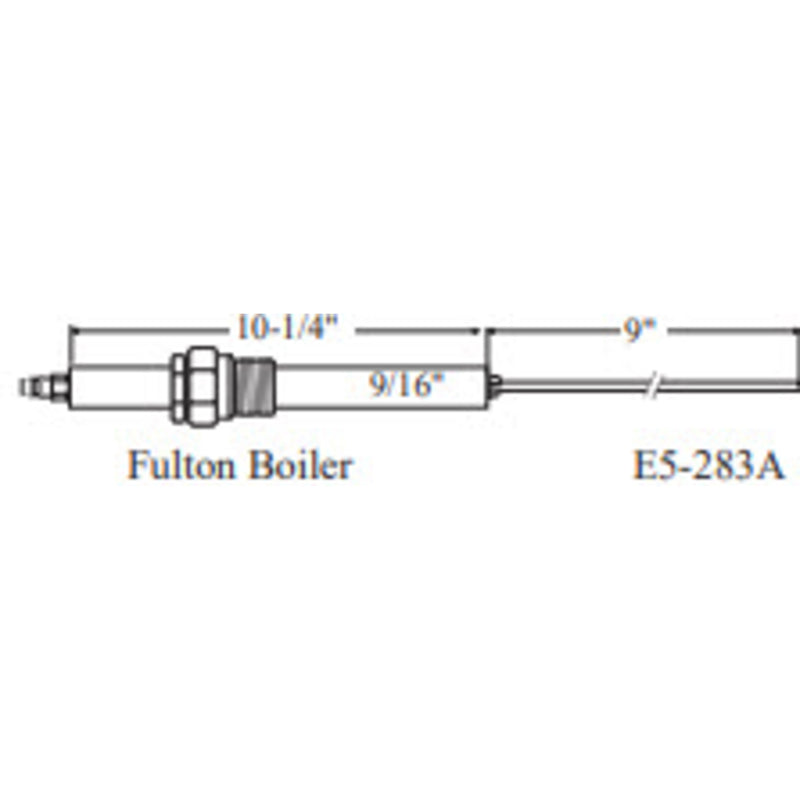 XX618 - Fulton Boiler Electrode 1pk (Crown Replacement for WP-E5-283A)