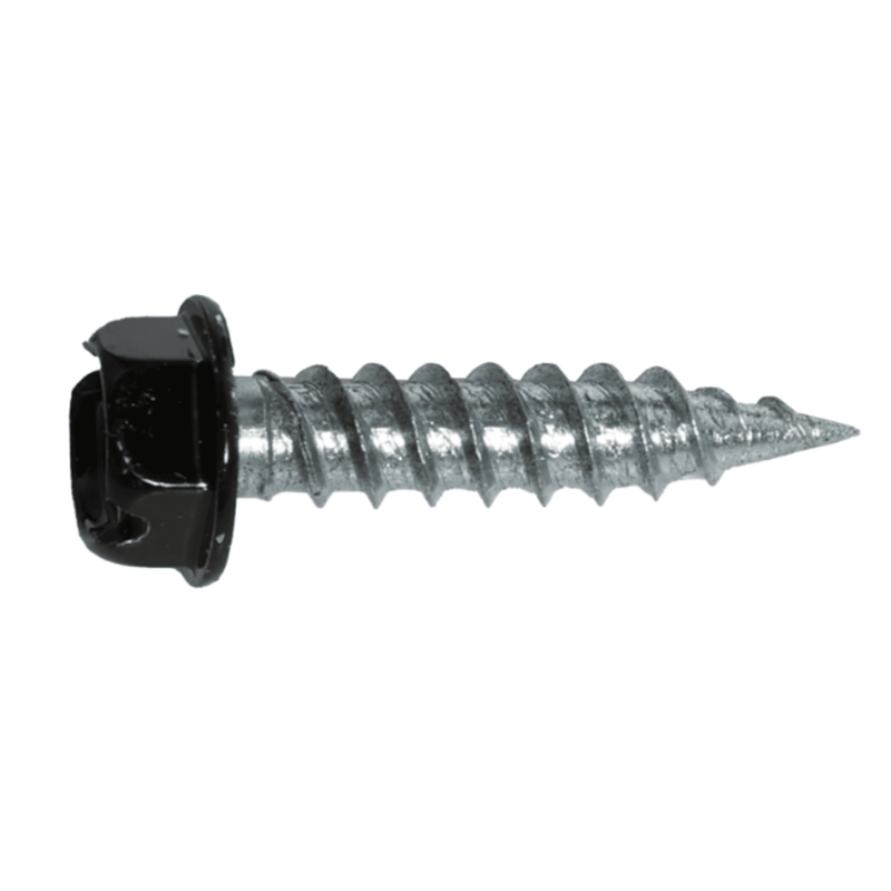 HW8X3/4ZBT - Malco - Sheet Metal Screw, Black, 1,000PK