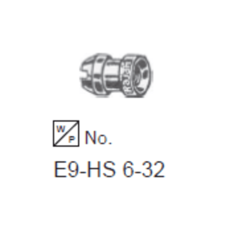 IT208-6 - RAJAH LIKE Hollow stud tapped 10pk (Crown Replacement for WP-E9-HS 6-32-PK)