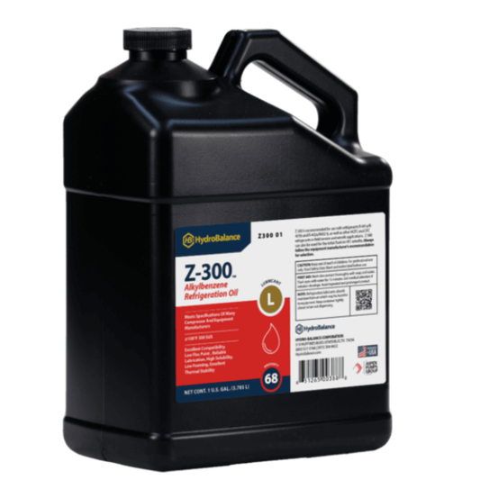 Z300 01  -  HydroBalance - Z 300 Alkylbenzene Ref Lube 1 Gal Bottle, (4PK)