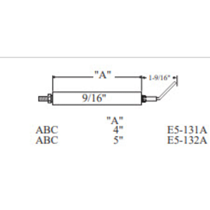 E5-131A-2PK - Westwood - 131A, ABC Electrode 2pk